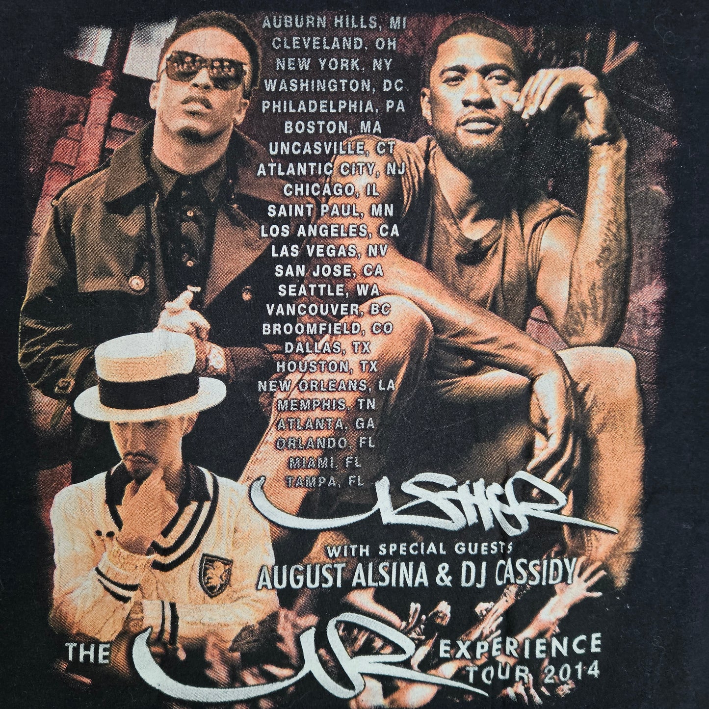 Usher 2014 Tour T-Shirt (M)