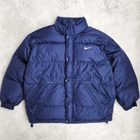 Vintage Nike Navy Puffer Jacket (XL)