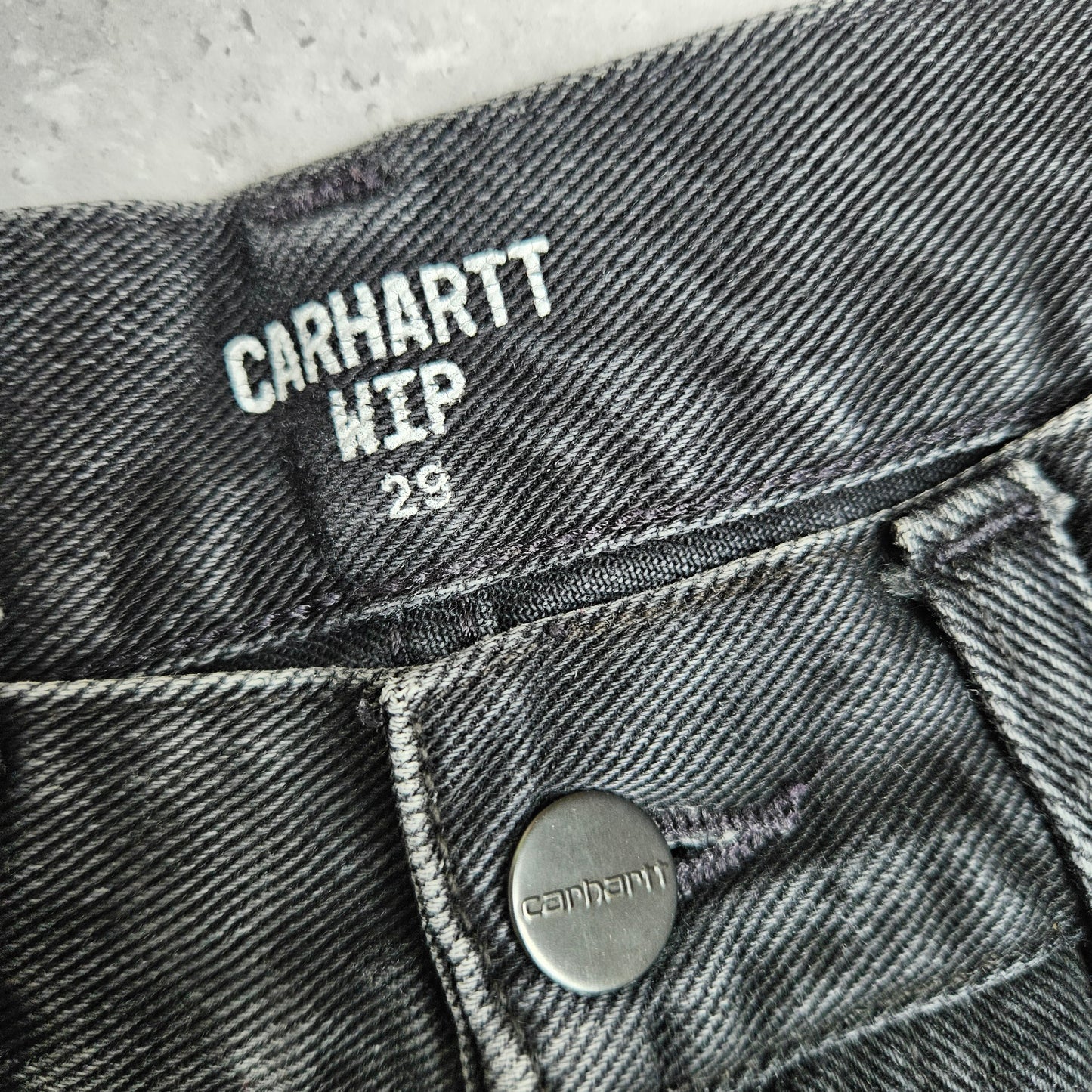 Carhartt Wip Black Denim Jeans (29)