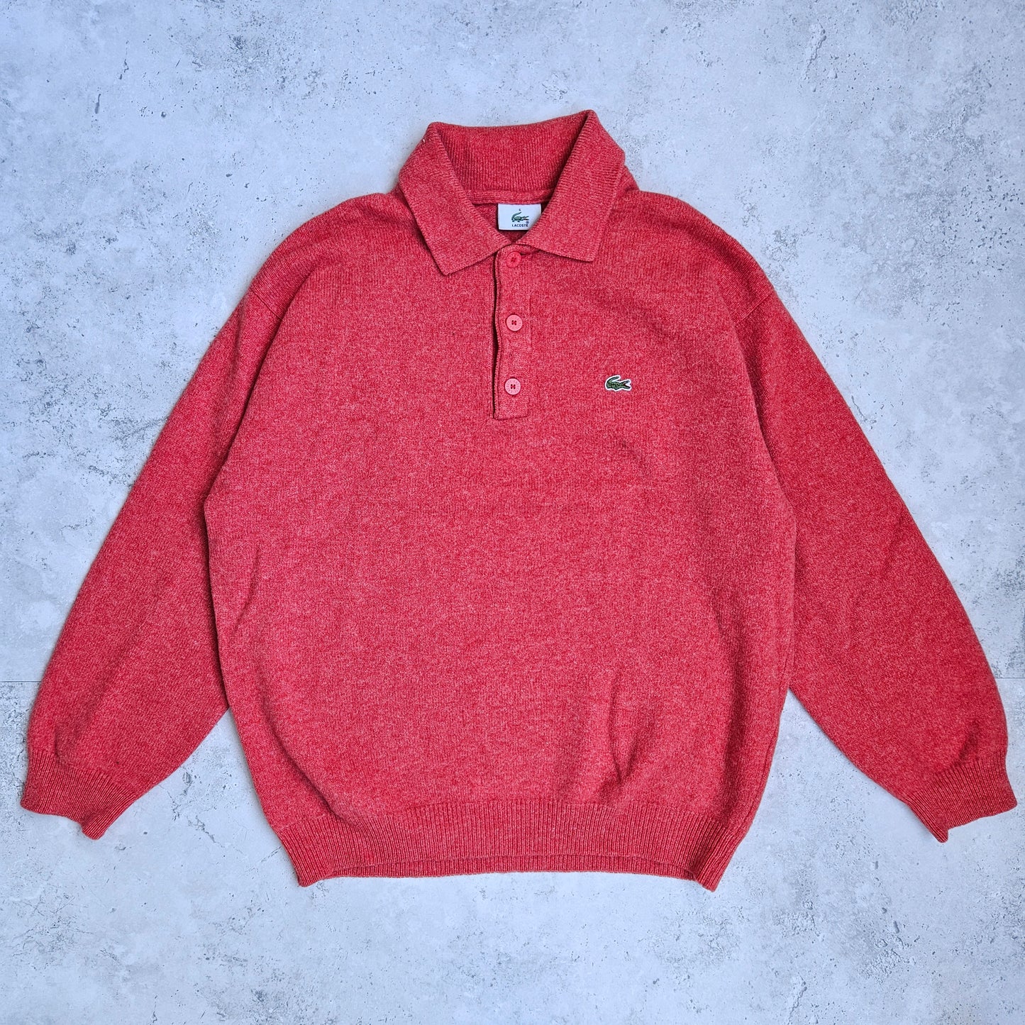 Lacoste Knitted Sweatshirt Polo (M)