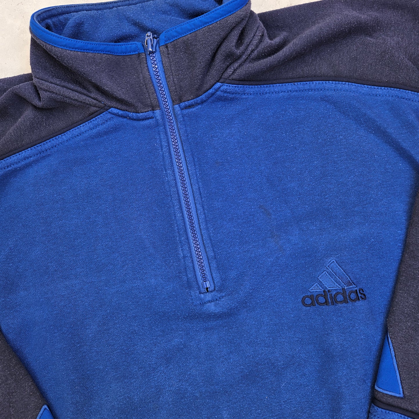 Vintage Adidas 1/4 Zip Sweatshirt (M)