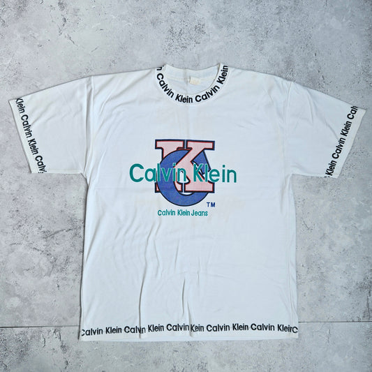 Vintage Bootleg Calvin Klein T-Shirt (L)