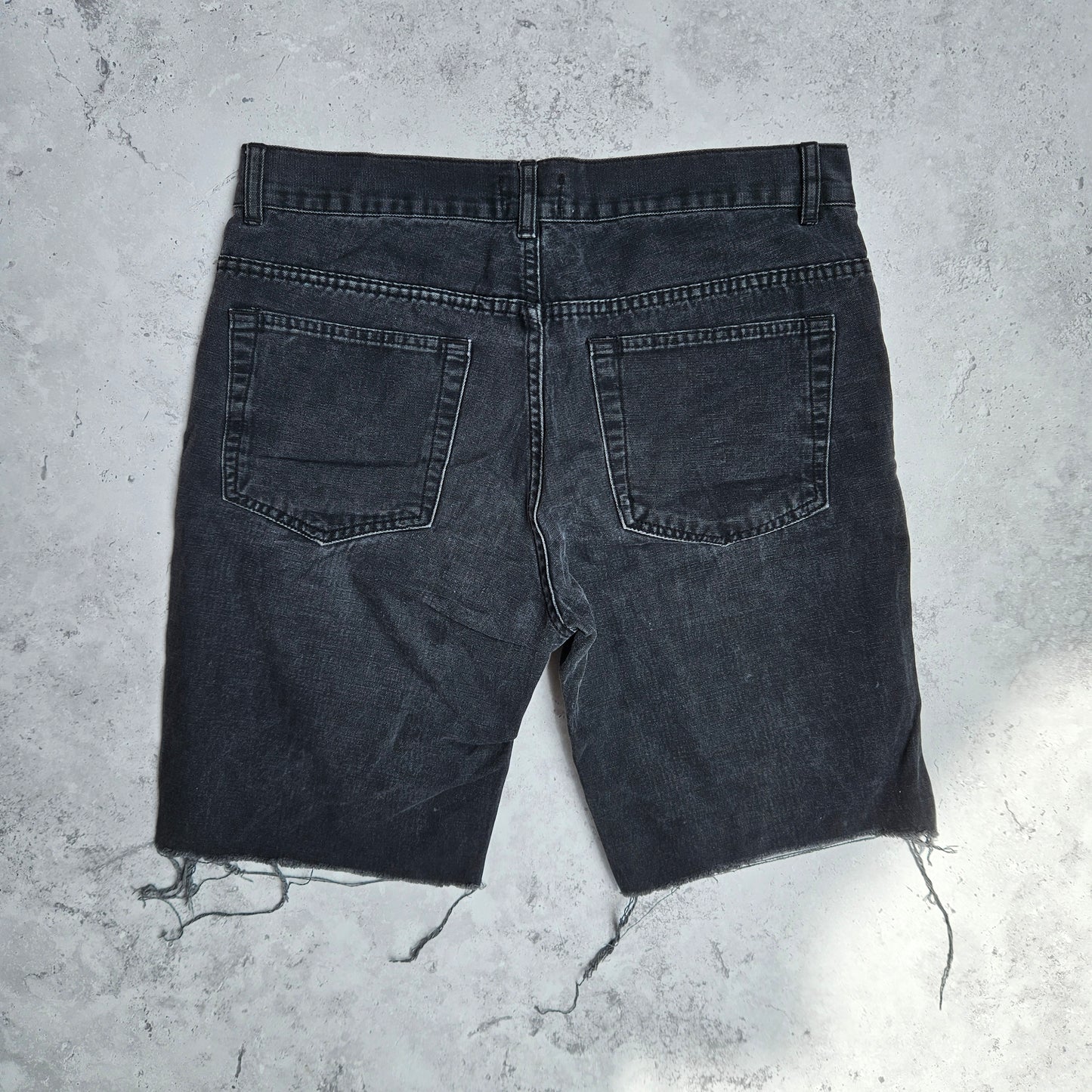 Black Jeans Shorts (M)