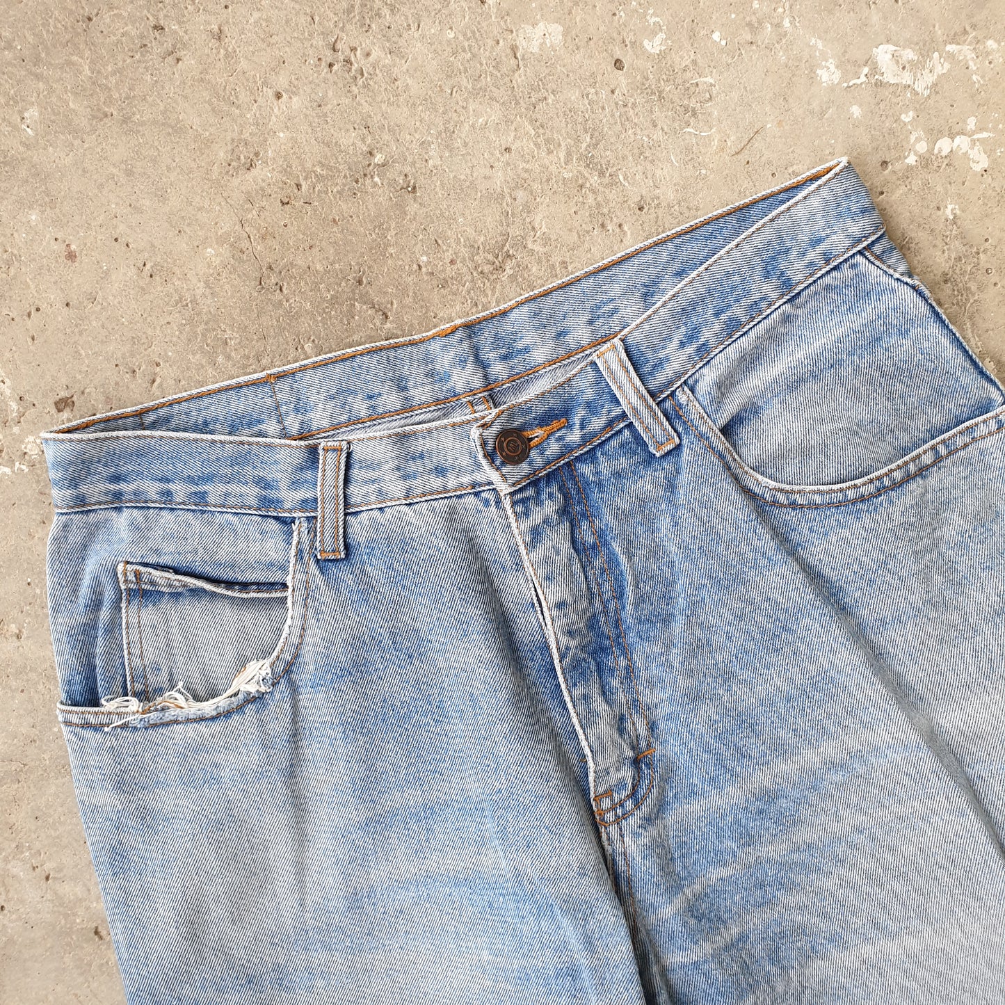 Vintage Custom Painted Jeans (30)