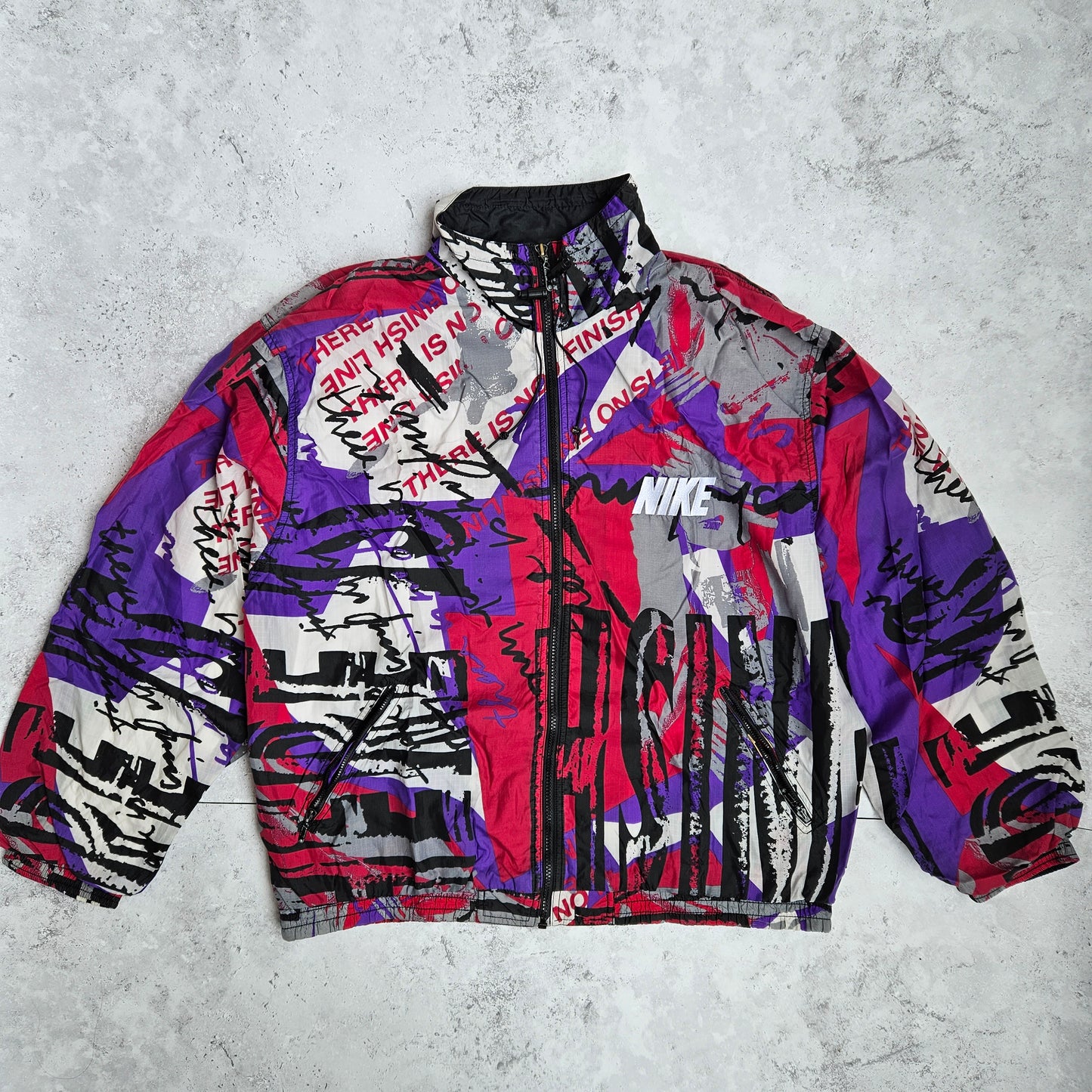 Vintage Nike All Over Graphic Windbreaker (XL)