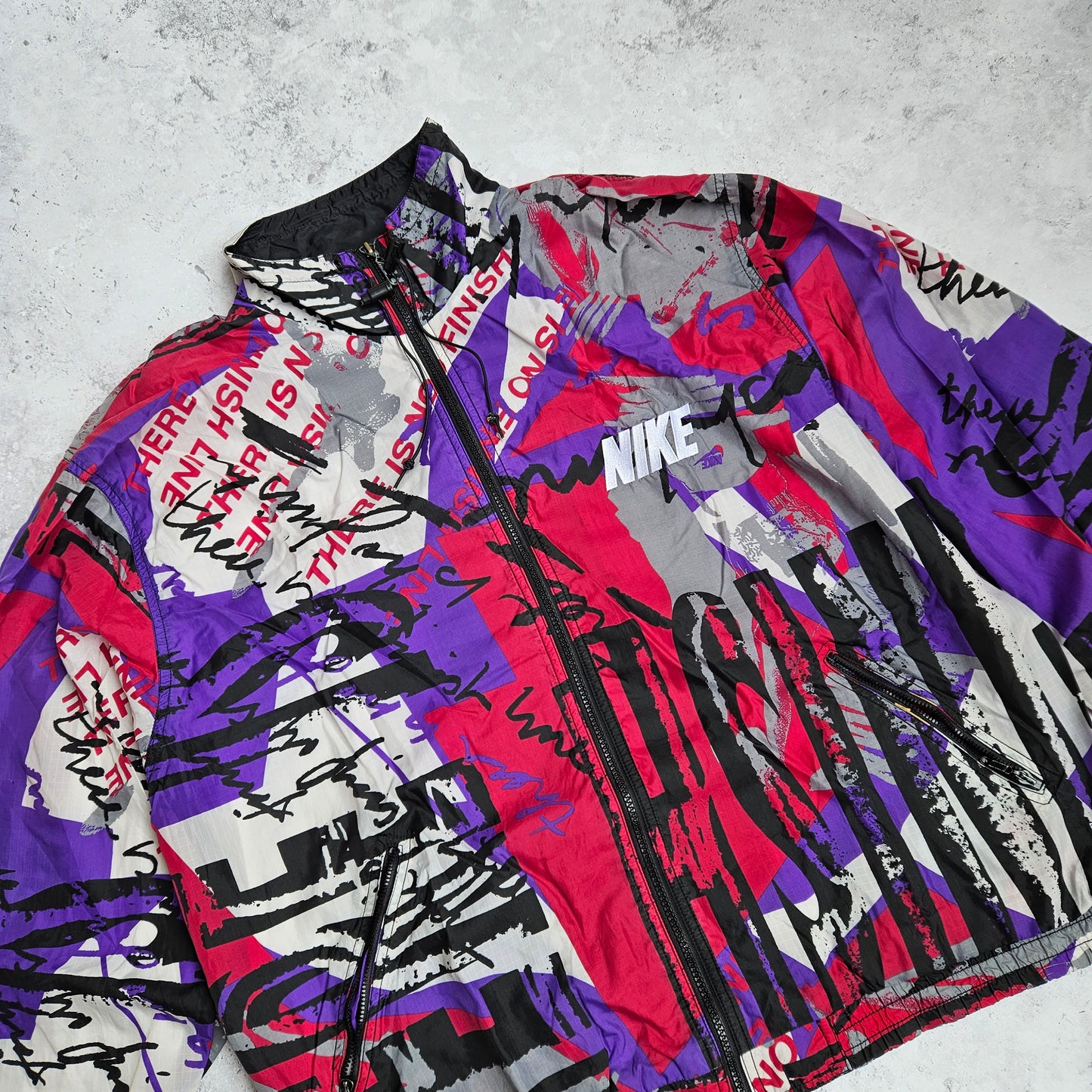 Vintage Nike All Over Graphic Windbreaker (XL)